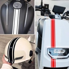 Vertical Stripe Waterproof Vinyl Decal For Motorbike Helmet Windshield And Body Vertical Stripe Waterproof Vinyl Decal For Motorbike Helmet Windshield And Body