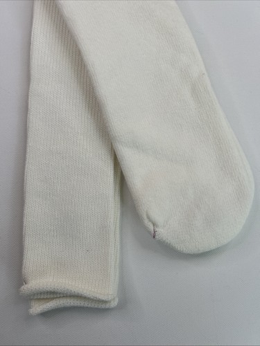 VTG Tube Socks Acrylic All Sport 10-14 NOS 80's White USA 90s Mens Knee Hi 26" - Picture 7 of 9