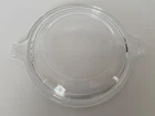Vintage Pyrex 681-C-22 Clear Replacement Lid Only With Handles Tabs - 5 3/4 inch