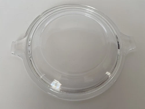 Vintage Pyrex 681-C-22 Clear Replacement Lid Only With Handles Tabs - 5 3/4 inch