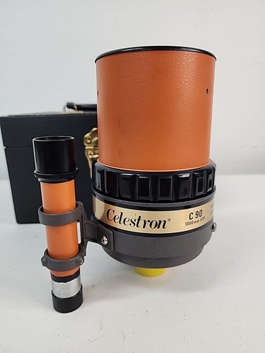 Celestron C90 Maksutov Teleskop 1000 mm f/11 mit Hartschalenkoffer Made in USA