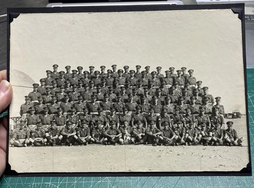WW2 British Army C.M.P. Corps Of Military Police Portrait Photograph REF#F45