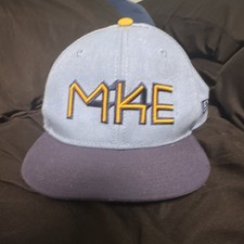 59Fifty MKE Embroidered Baseball Cap Hat Ligh...