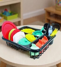 Kids Toy Kitchen Dish Washing Fun Set Pretend Play Pots Utensils  Accessorys 2 