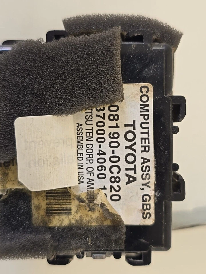 Датчик поломки стекла Lexus Toyota GBS 08190-0C820 от оригинального производителя - Изображение 3 из 4