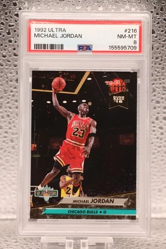 1992 Fleer Ultra - Michael Jordan #216 PSA 8