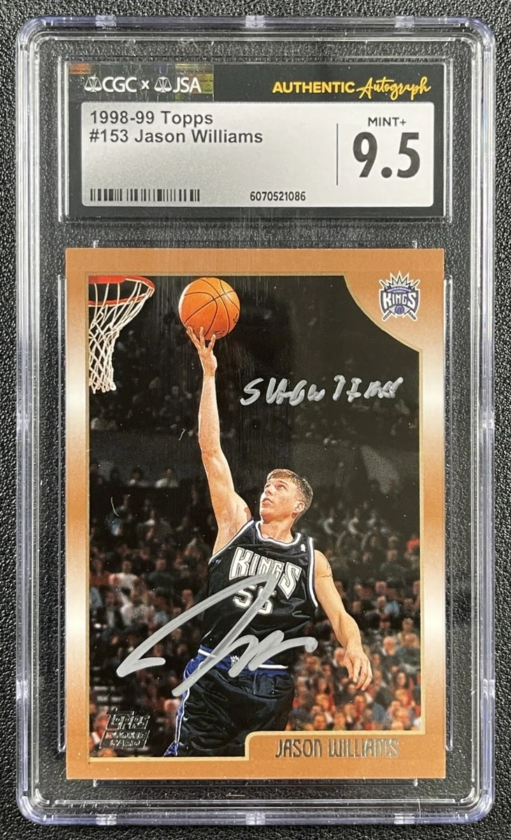 Jason Williams Basketball Autographed Sports Trading Cards