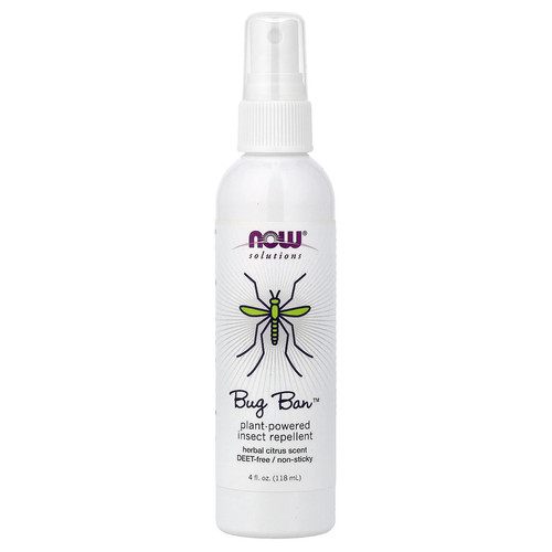 Bug Ban™, Plant-Powered Insect Repellent, Herbal Citrus, 4 fl oz (118 ml)