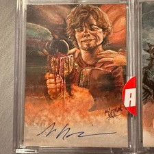 GLEBE Signature Series Sketch Card GAME OF THRONES Signed by PETER DINKLAGE