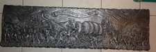 Eisenkunstguss Kaufmannszug um 1500   über 40 Jahre alt ca. 117 cm x 33 cm