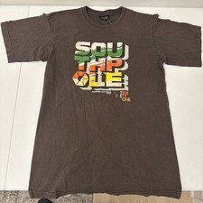 Vintage Southpole Made In USA Mocha Brown T-Shirt Size XL Fits Like M/L