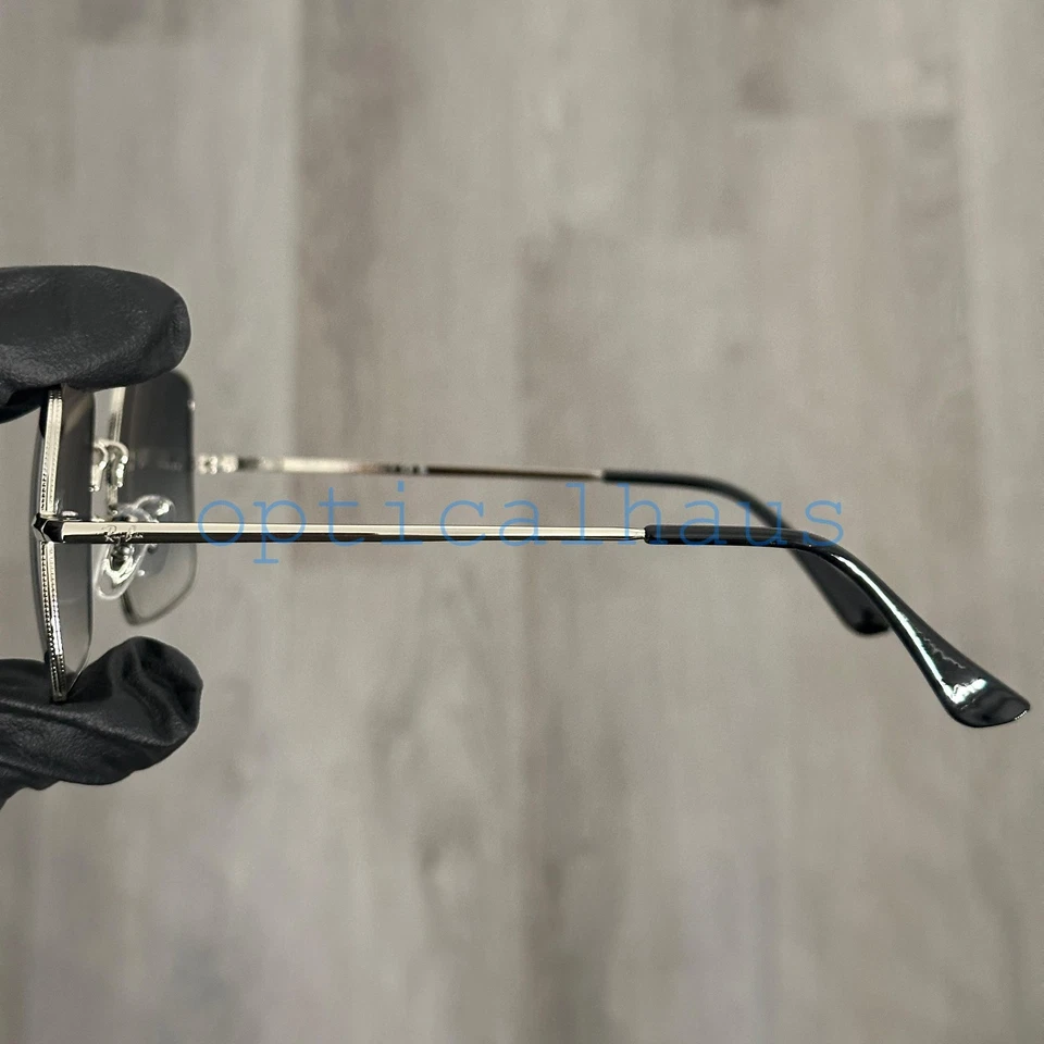 NUEVO Gafas de sol unisex Ray-Ban RB 1971 plateadas cuadradas azules degradadas 54 mm Foto 3 de 4