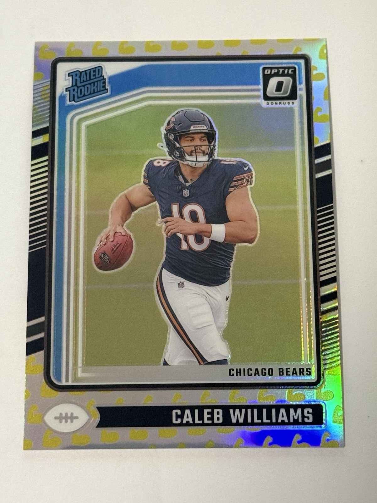 2024 Donruss Optic Caleb Williams RC /149 Flex Prizm Rated Rookie #201