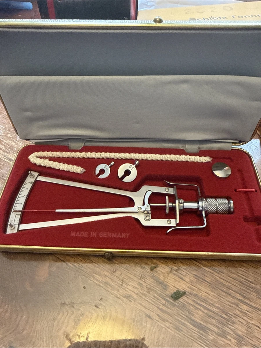 1955 Schiotz Tonometer Precision Eye Measure Intra-Ocular Pressure 2020 C