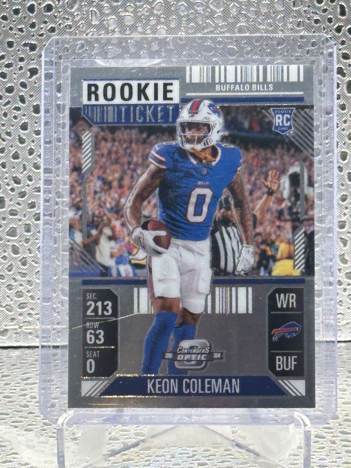 2024 Panini Contenders Optic - Rookie Ticket Keon Coleman #81