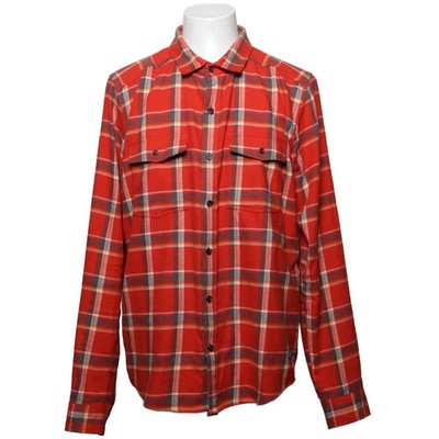 Bergans, Flanellhemd, Größe: L, model: tovda, Rot/Weiß/Grau #YMf