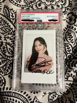 Twice Dahyun Polaroid PSA Authenticated Signed KPOP | eBay