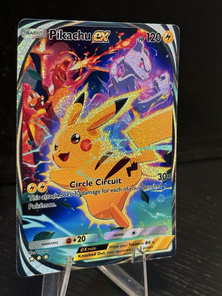 Pikachu Ex - Holo Fan Card Pokémon TCG Pocket Art | Deluxe ex Pack