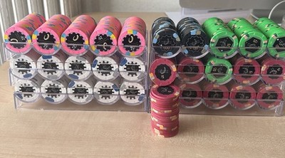 Cash Set Poker Chips Hufeisen Cincinnati, Paulson
