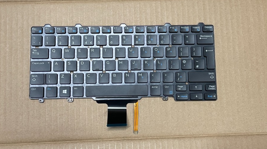 Genuine Dell Latitude E7270 / E5270 Laptop Backlit UK Keyboard 044K3X 44K3X