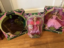 Mattel Wicked Glinda & Elphaba DELUXE Dolls MISPRINT BOX + BONUS SINGING GLINDA✅