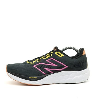 New Balance Damen 680v8 Sneaker Schwarz Pink Gelb Textil Foam Laufschuhe EU 39