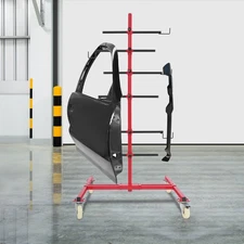 Panel Tree Paint Stand, Panel Holder, Panel Paint Stand with 6 Hooks Auto Repair