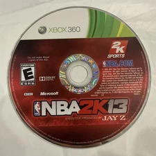 NBA 2K13 (Microsoft Xbox 360, 2012) - DISC ONLY Tested No Tracking!!!