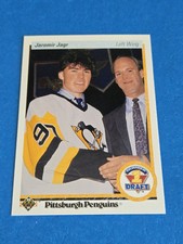 JAROMIR JAGR - 1990-91 UPPER DECK HOCKEY BASE SET ROOKIE RC CARD #356