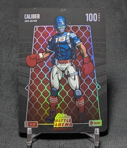 Caleb Williams CALIBER Brawl Battlefoil 2026 Bo Jackson Battle Arena #327 Bears