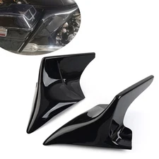 Extended Side Cover Panel Vivid Black For Harley Touring Electra Street Road