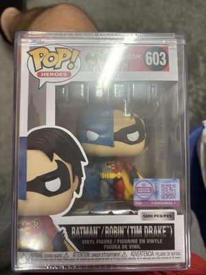 Funko Pop! Batman/Robin (Tim Drake) #603 with Protector - NEW IN HAND - LE 1200