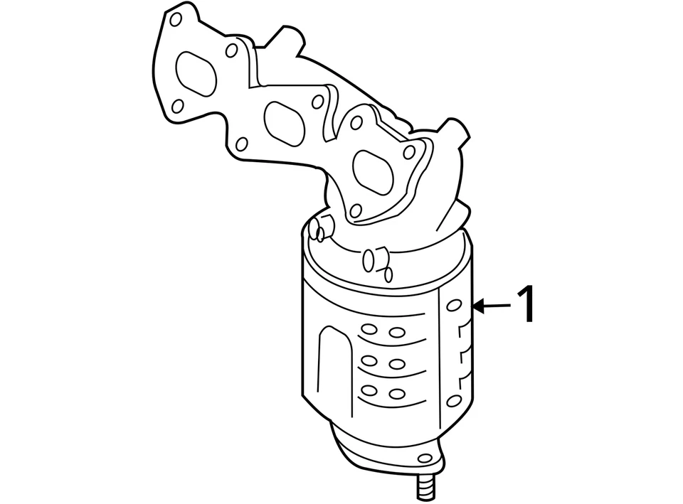 Colector de escape turbocompresor Hyundai Sonata 2009-2010 con turbocompresor EK53S Foto 4 de 4