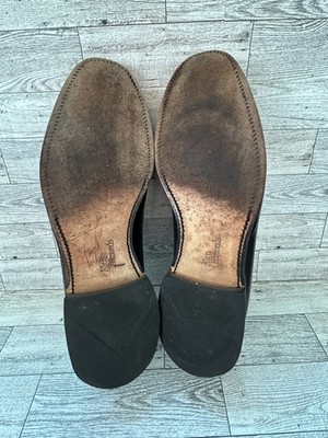 Allen Edmonds Sheridan‎ Shoes Mens Size 11.5 Black Leather Loafers Slip On USA Allen Edmonds Sheridan Penny Loafer Black Leather Slip On  main image 4