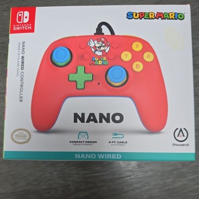 PowerA Nano Wired Controller for Nintendo Switch - Super Mario Medley (Red)