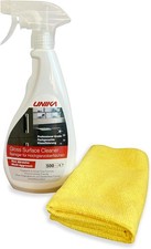 Unika Non-Aerosol Gloss Surface Cleaner & Microfibre Cloth 500ml
