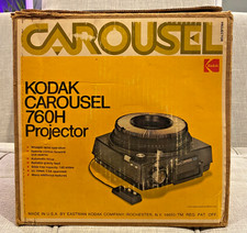 Kodak Carousel 760H Slide Projector  Tray Remote Box