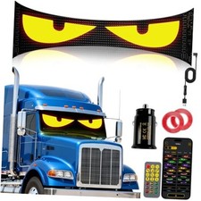 LED Eyes for Truck Windshield, 52.4 7.6" Devil Eyes Light 19 133CM/52.4 7.6"