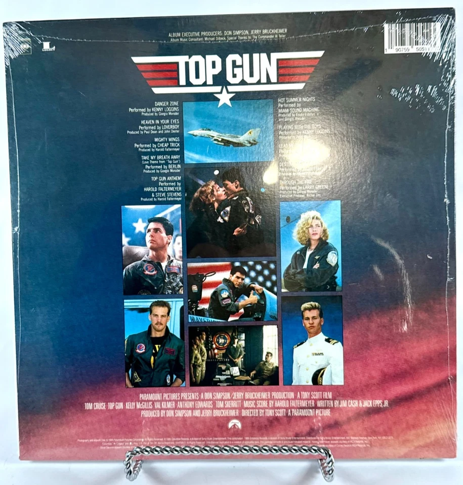 NEW TOP GUN EXCLUSIVE RED VINYL LP LIMITED EDITION 80's SOUNDTRACK DANGER ZONE - Image 3 of 3