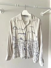 Carne Bollente Off-White 'The Agoral Print' Shirt S Men's Viscose (Small)