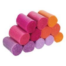 12 Rolls Latch Hook Yarn Latch Hook Kit Yarn Precut Colorful Pink Tone