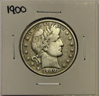 1900 Barber Half Dollar - VF Details