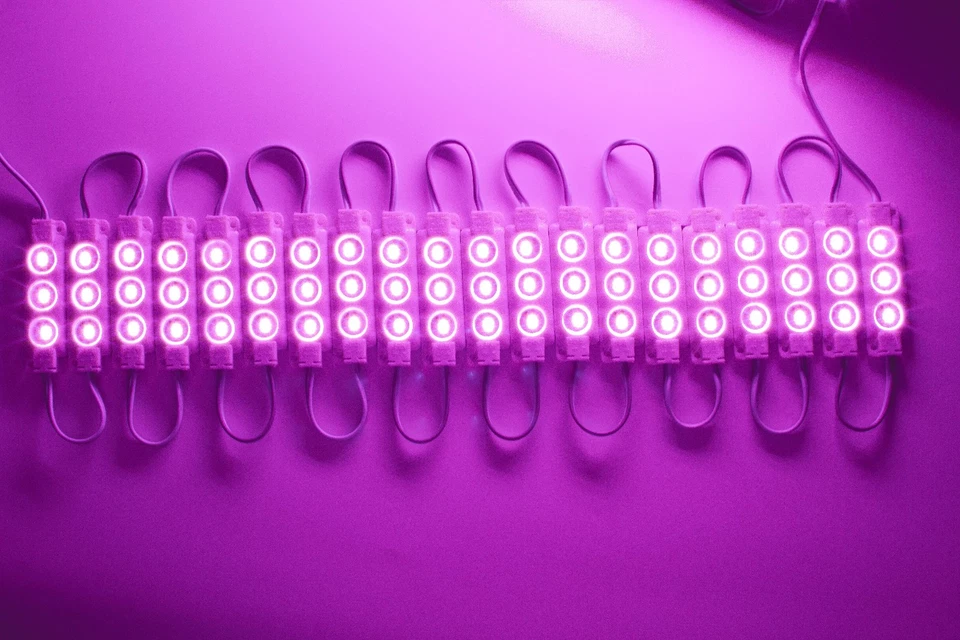 40ft Pink STOREFRONT LED LIGHT Brightest 80pcs module 5630 + UL 12v Power Supply - Image 3 of 4