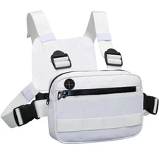 Tactical Molle Running Chest Bag EDC EMT Utility Pouch Men Vest Rig Chest Packs