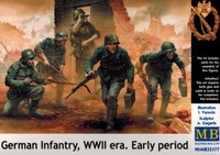 Master Box 35177 German Infantry Wwii Era Early Period - 1:35
