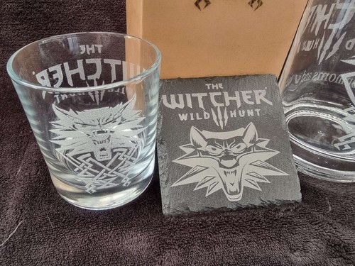 The Witcher decanter box sets can be personalised - Picture 7 of 11