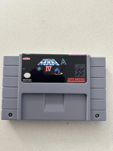 Mega Man 4 IV - Super Nintendo SNES - GAME ONLY