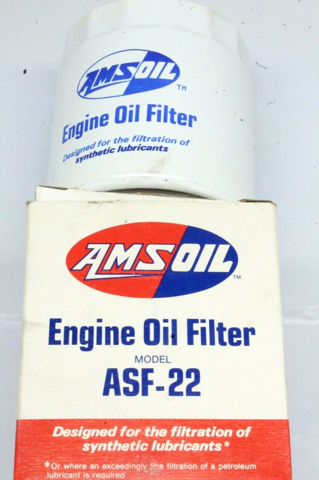 NOS  Amsoil Oil Filter Asf-22 1960-70's GMC Jeep Olds Pontiac Buick See Photo's