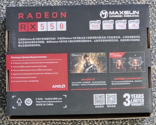 Low Noise 4GB AMD Radeon ITX Graphics Card - HDMI, DVI-D, DisplayPort Outputs - Picture 9 of 11