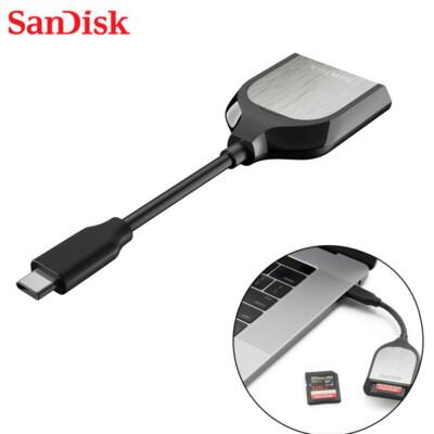 SanDisk Extreme-Pro Card Reader for SD UHS-II Cards with USB-C,Up to 500MB/s